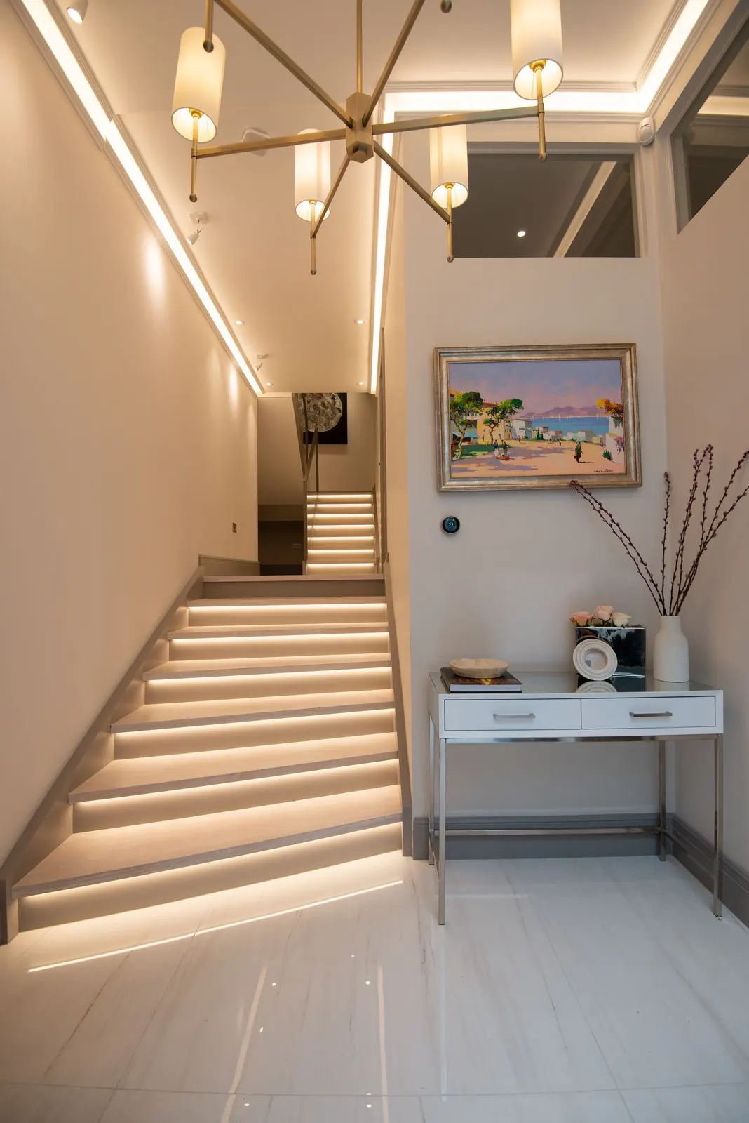 Entrance hall and stair