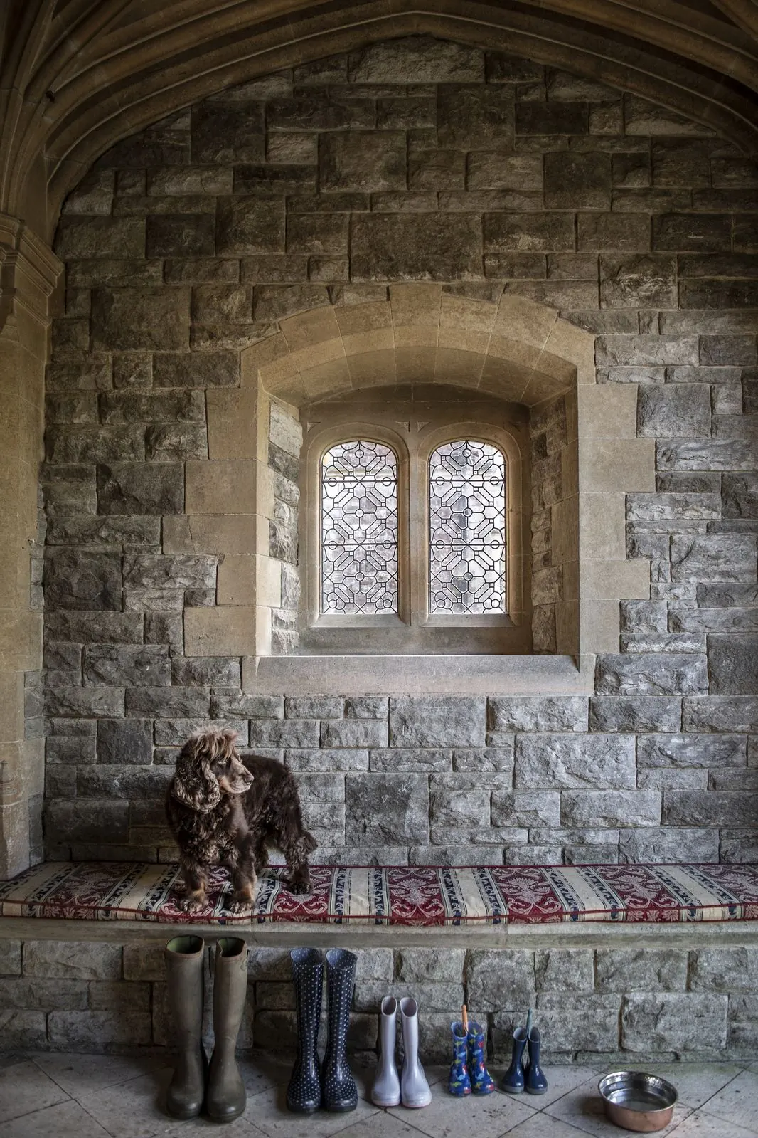 Stone window seat