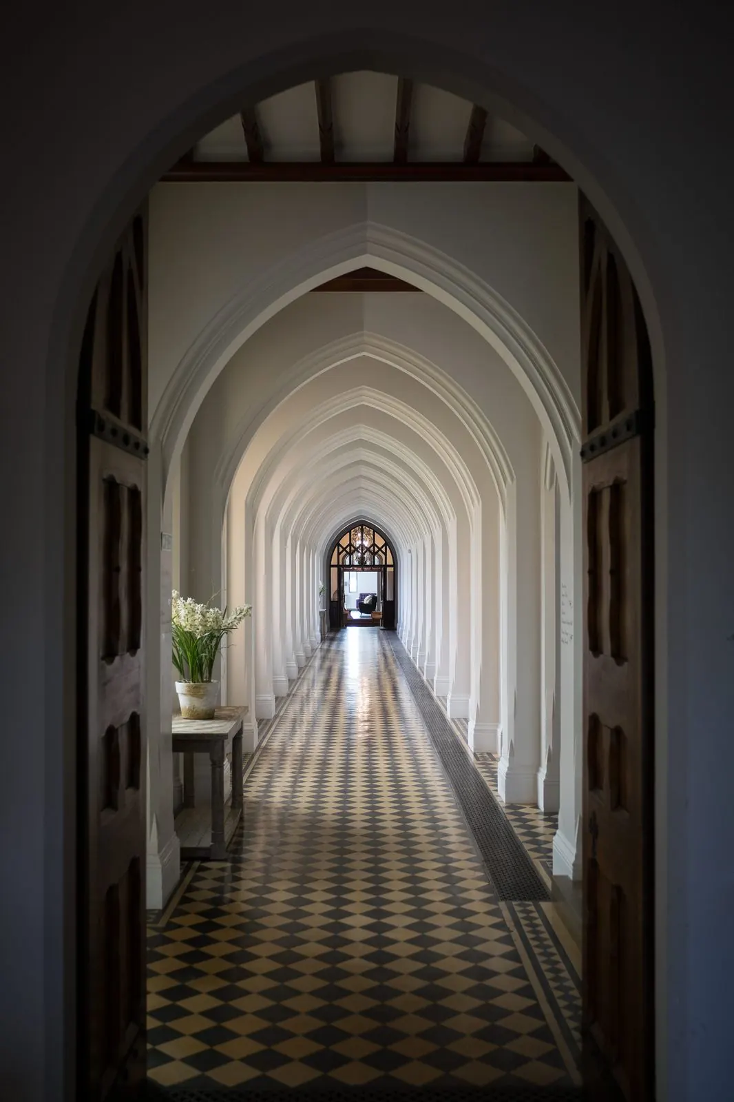 Vaulted corridor