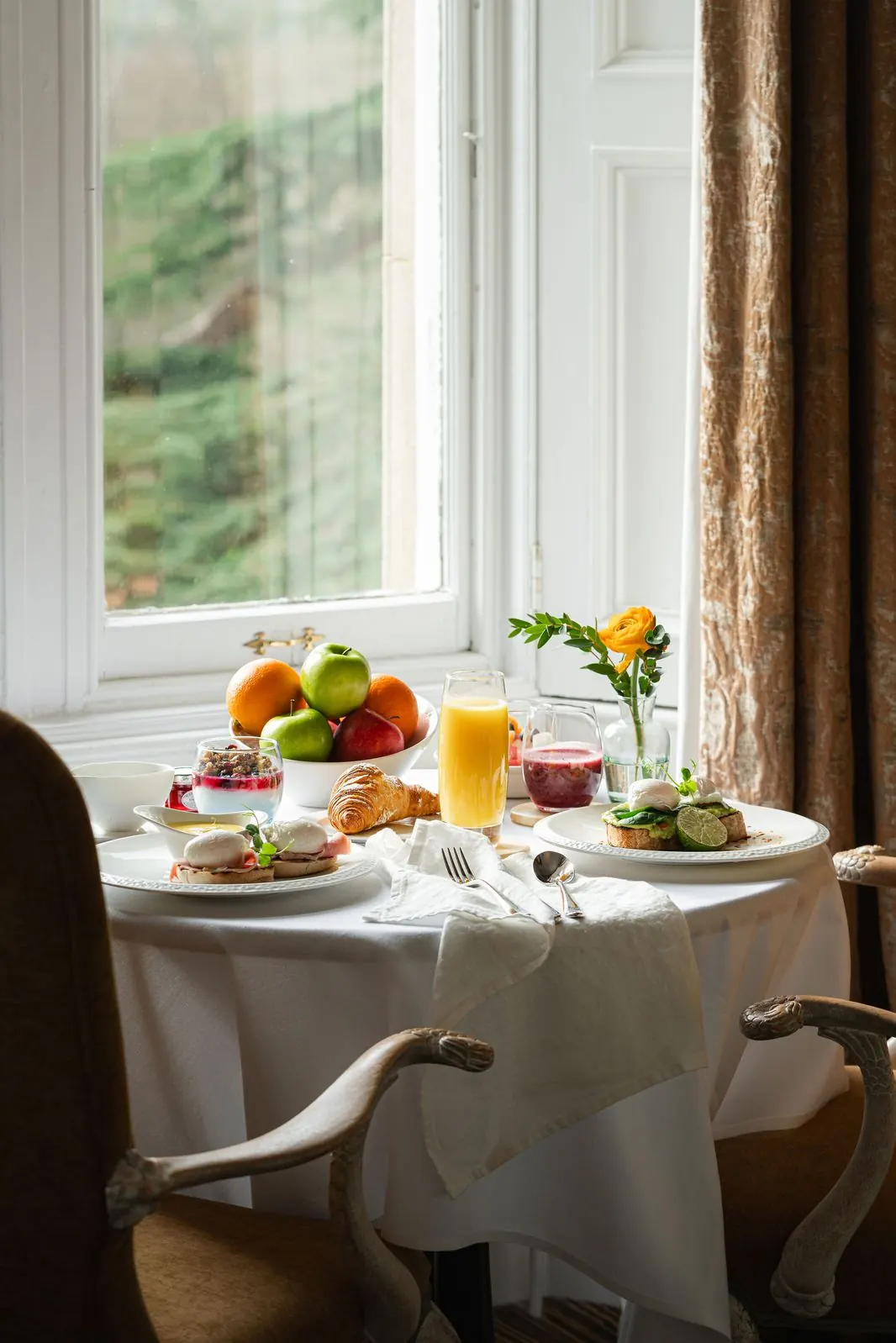 Breakfast by the window