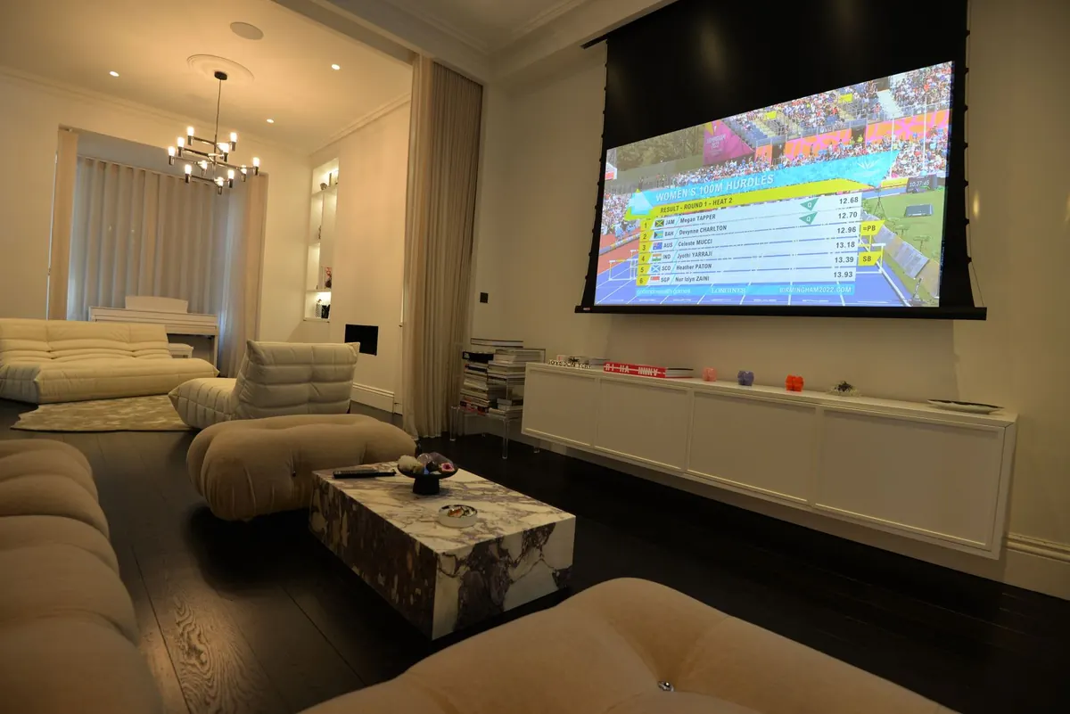 Screen in use