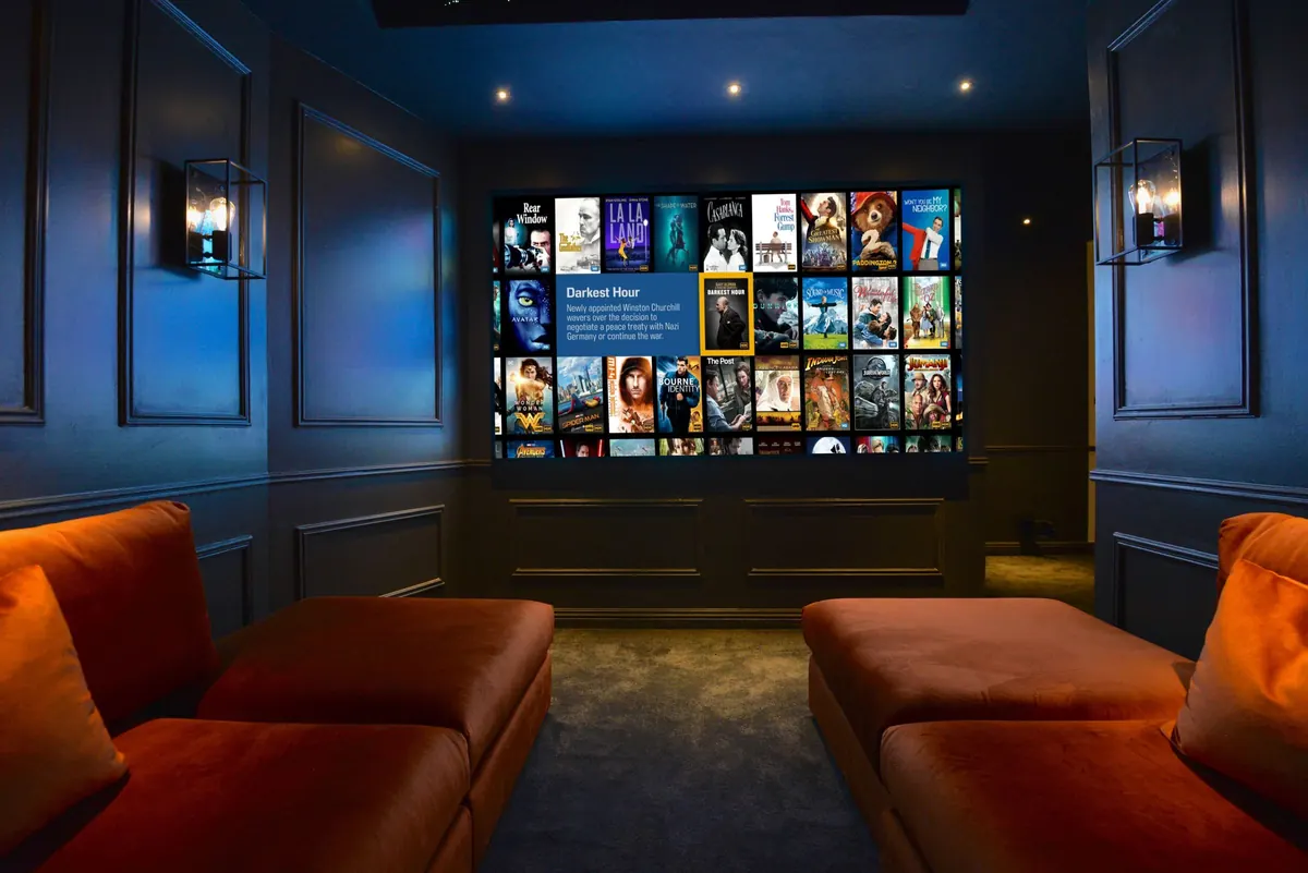 Cinema under the starlit ceiling
