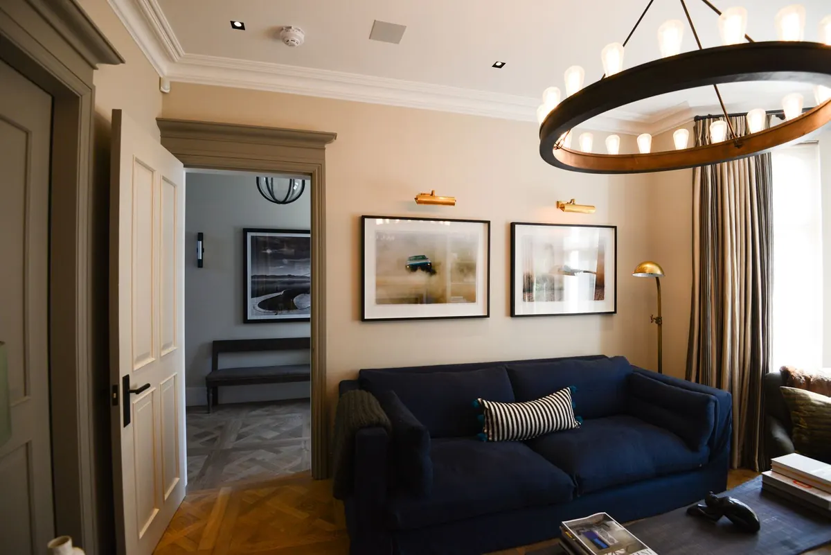 Sitting room in daylight