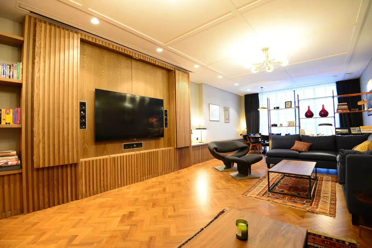 Living room in daylight