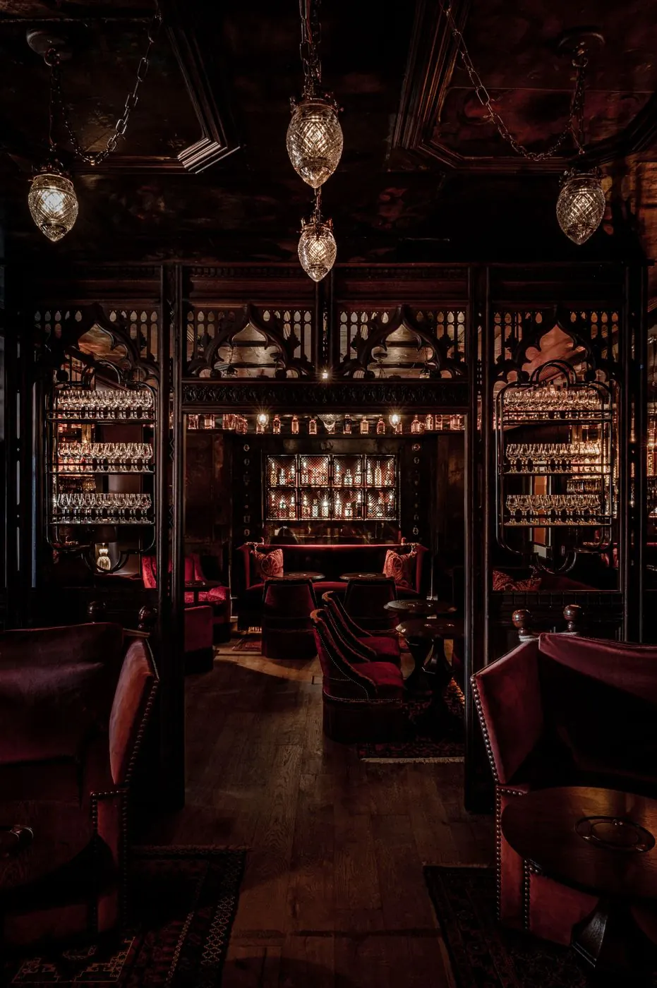 The whisky bar at The Fife Arms